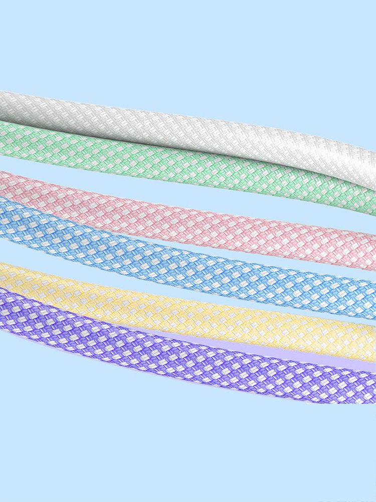 USB-C To Type C Color Cable For Iphone 15 Pd 60W Fast Charging For Huawei Xiaomi Samsung Type C Weaving Cable Accessories