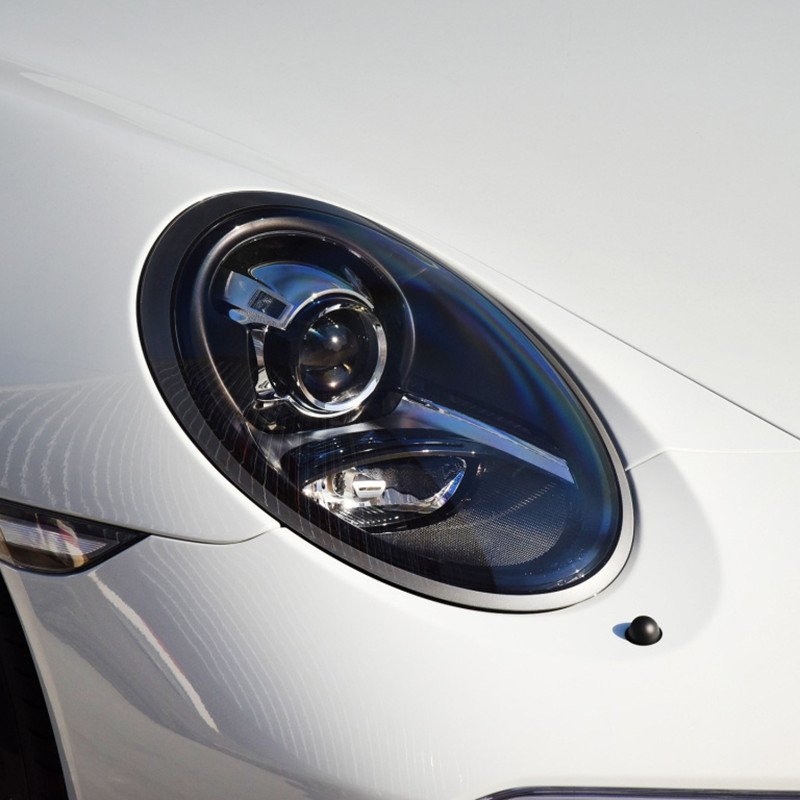 Factory made auto parts thermostability headlight transparent plastic glass lens cover for Porsche 911