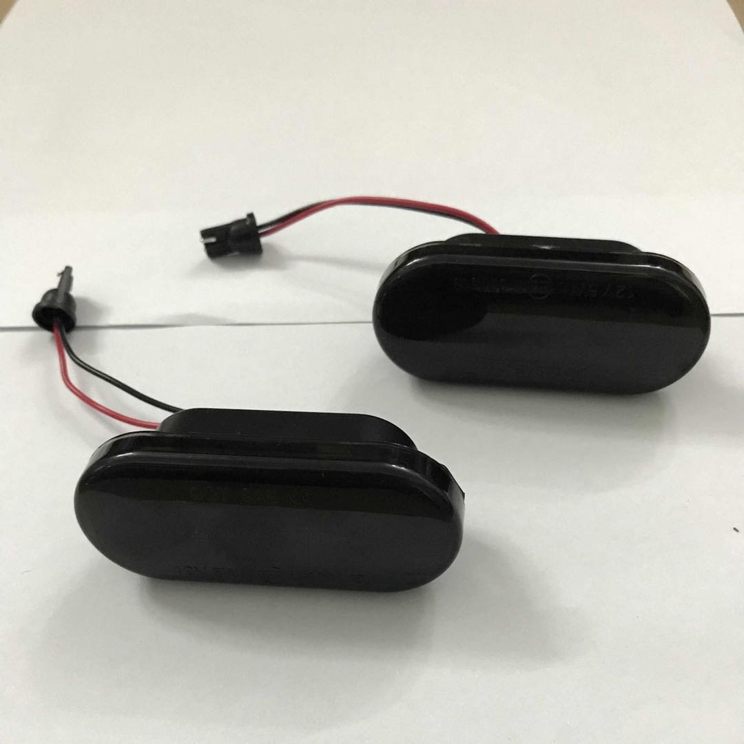 LED Dynamic turn signal Lamp Smoke Lens Car Side Marker lights For VW Golf 3/Passat 3B For Ford Fiesta MK6
