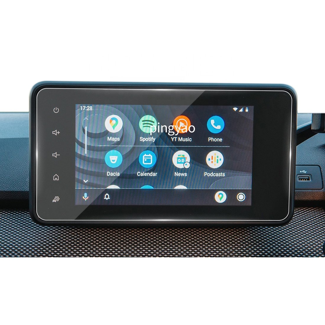 Carplay Screen Protector Tempered Glass Protective Film Navigator Display Auto Car Stickers Accessories For DACIA Sandero 2023