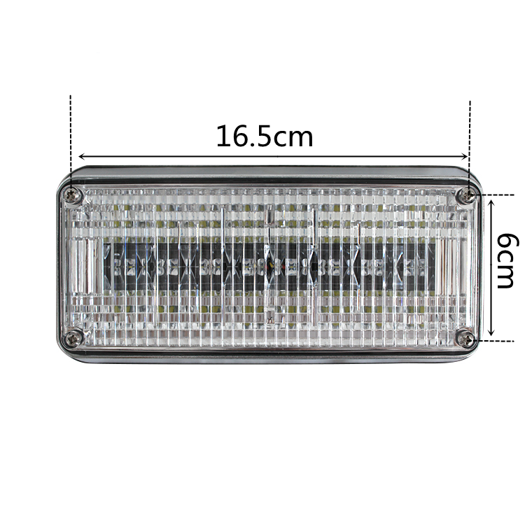 Red Blue Amber White 7 inch LED Side Light Ambulance Car Tow Truck Trailer Side Marker Light