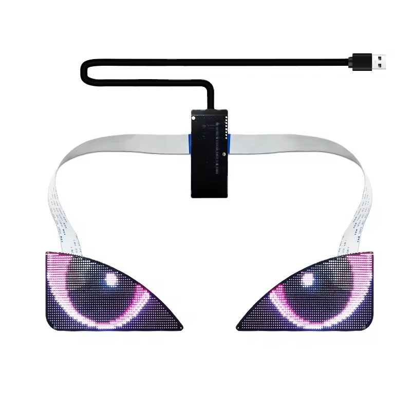 32*24 pixel RGB led eyes screen Phone control animated Car Headlight display LED Eye programmable winking eye led display