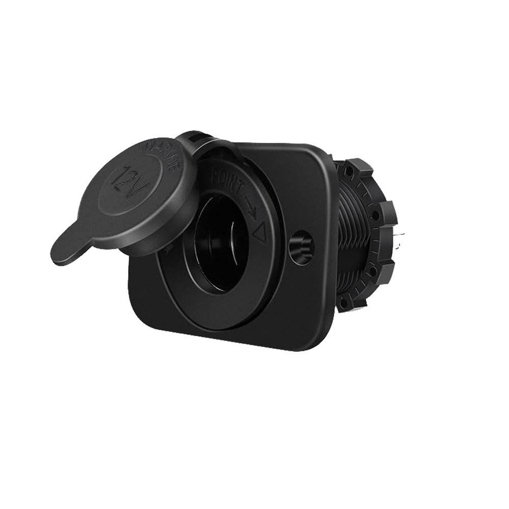 1-Pack Cigarette Lighter Socket 12V Power Outlet Receptacle for Car Marine Motorcycle ATV RV