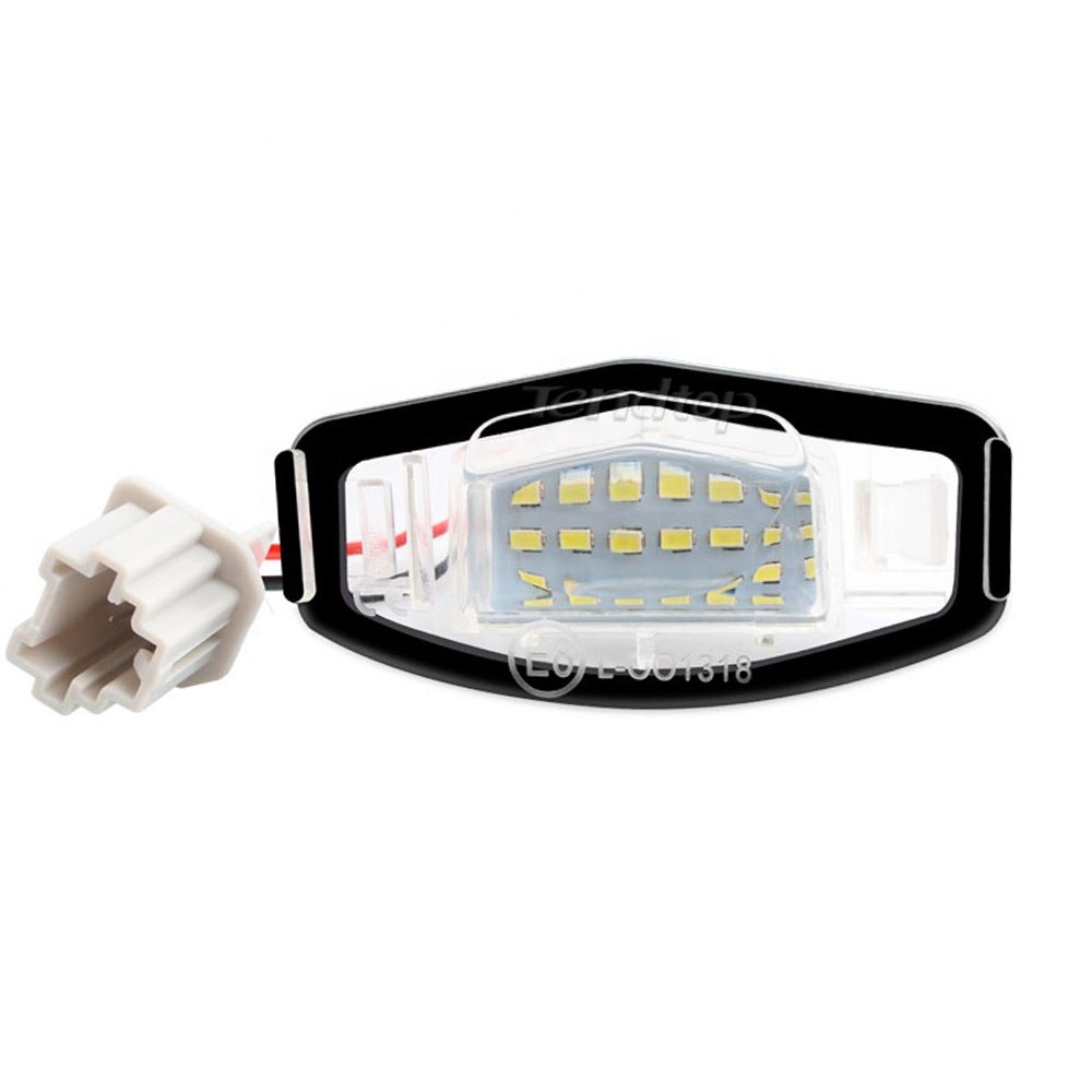 CAR accessories LED License Number Plate Light For Honda Civic Accord Odyssey Pilot Acura MDX TSX ILX RDX RL License Plate Lamps