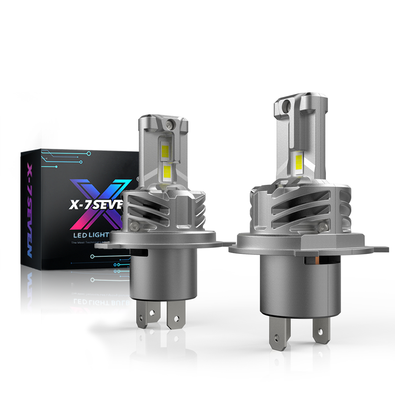 X-7SEVEN Auto lighting system Led headlight kits 16000LM H8 H10 H7 H1 H11 H16 9005 9006 9012 led headlights with car led bulbs