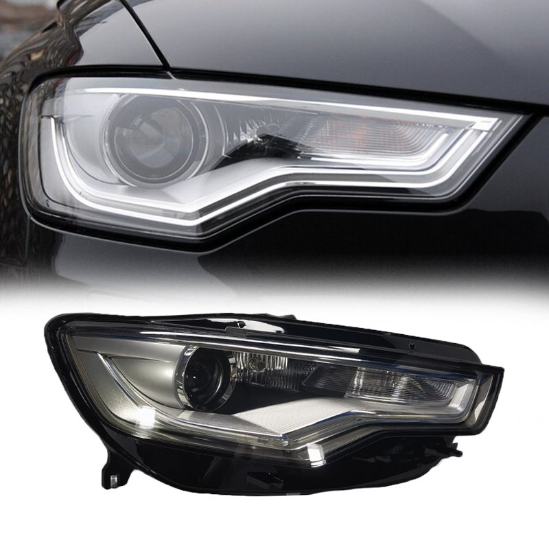 High Quality Headlight For Audi A6 C7 2012-2015 Xenon Headlamp Auto Part Other Car Light Accessories
