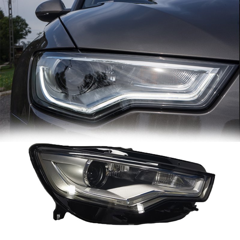 High Quality Headlight For Audi A6 C7 2012-2015 Xenon Headlamp Auto Part Other Car Light Accessories