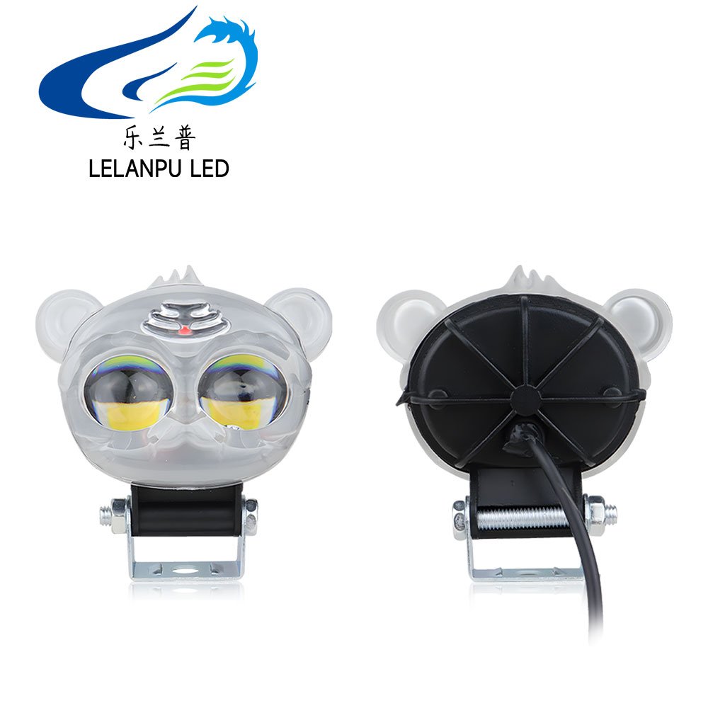 high power car lamp 9-80V 18W bike led light motorcycle RGB mini driving lights offroad driving fog light for universal car