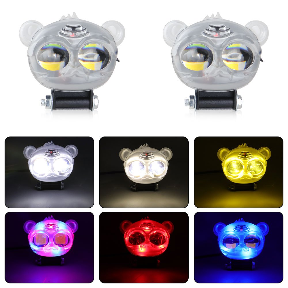 high power car lamp 9-80V 18W bike led light motorcycle RGB mini driving lights offroad driving fog light for universal car
