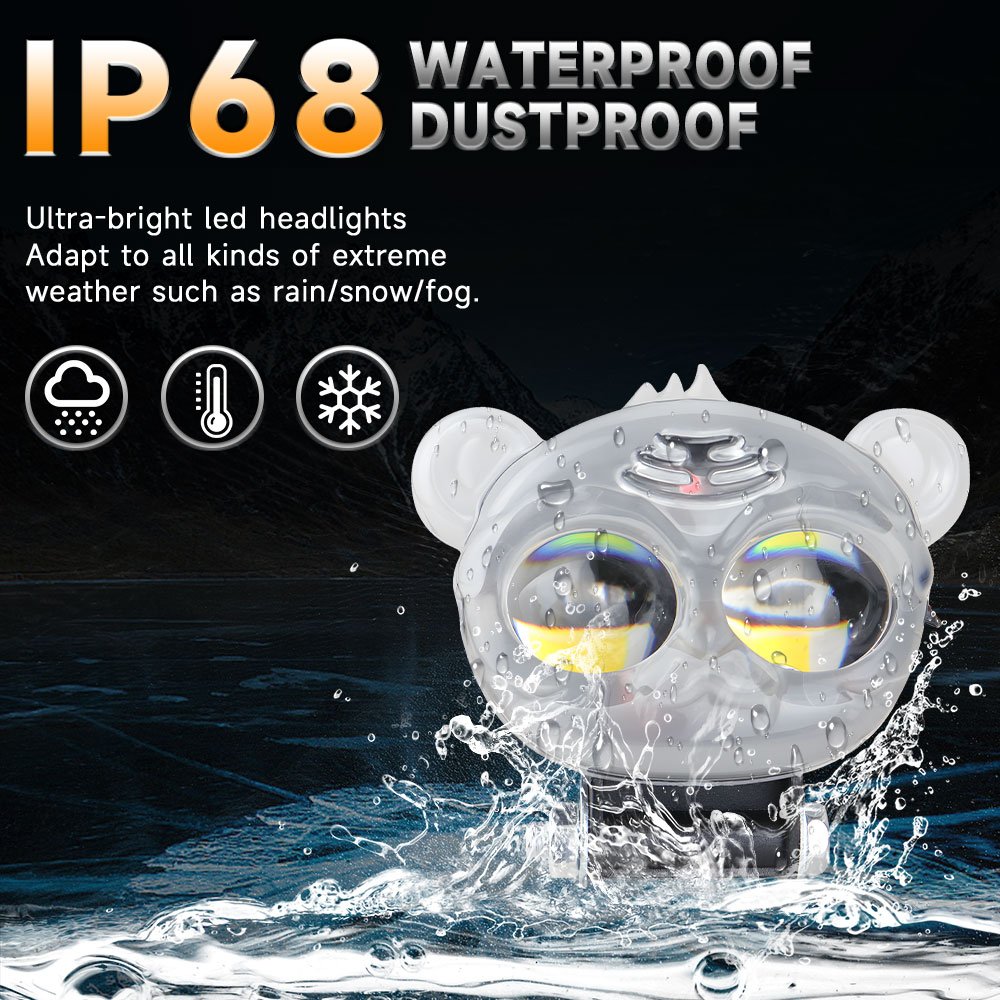 high power car lamp 9-80V 18W bike led light motorcycle RGB mini driving lights offroad driving fog light for universal car