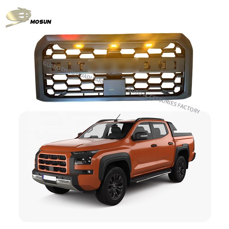 Auto Front Grille Mesh 4x4 Grill Deflector Bumper Deflector Honeycomb Bumper For TRITON L200 2024+