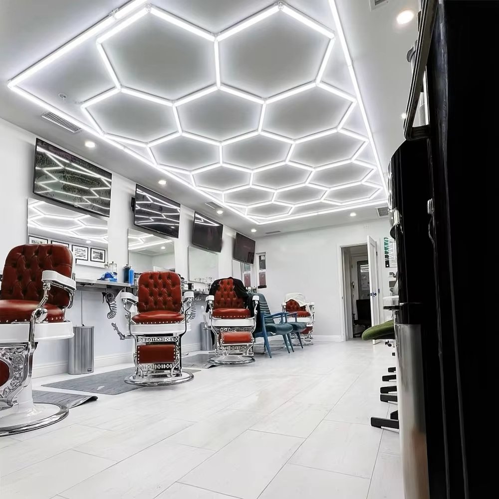 Factory Direct Sale High Quality Garage Hexagon Led Lights Ceiling Lighting