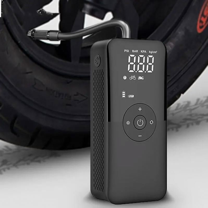 Car Tire Accessories Portable Multi-functional Rechargeable Battery Power Operated Tire Inflators