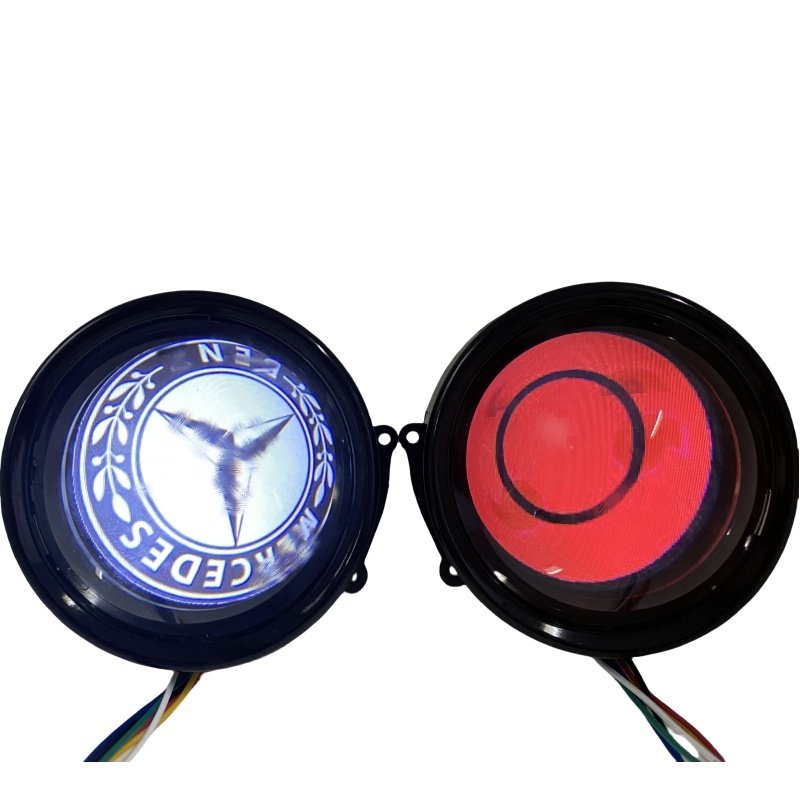 3.0 inch 8 models led devil eyes Dynamic blinking demon eyes decorate projector headlight