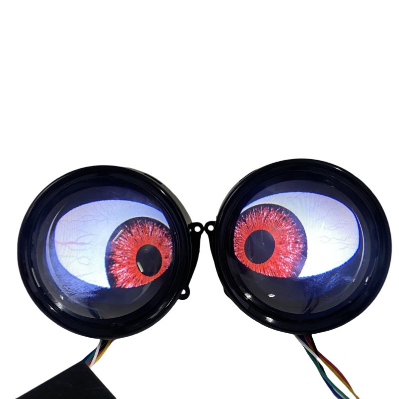 3.0 inch 8 models led devil eyes Dynamic blinking demon eyes decorate projector headlight