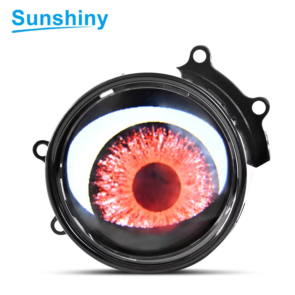Sunshiny Others car light accessories originality led headlights lens 3.0 car cover angel eyes D-EYE car accessories 2024