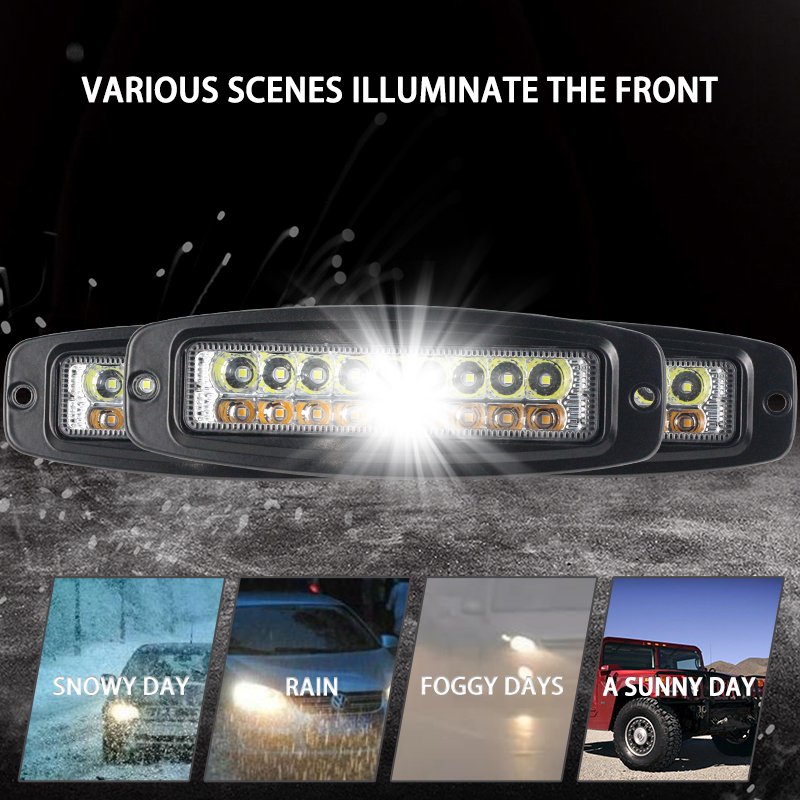 Pel Others Car Light Accessories 18W 18 Leds Waterproof IP67 12v Light Led Car Led Headlights Foglight Motorcycle
