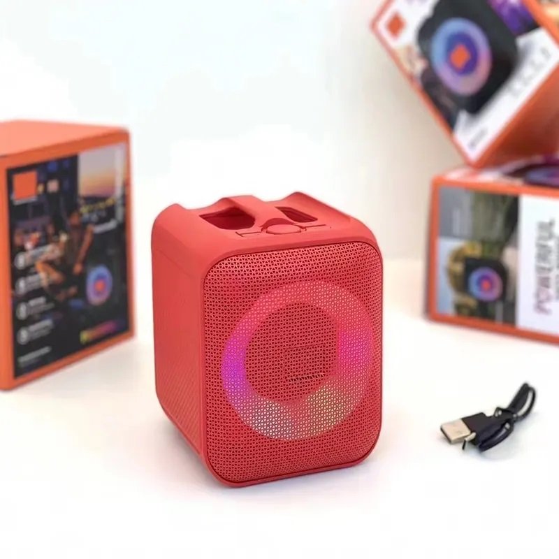 New arrival Karaoke 10W Karaoke Machine with Two Wireless Microphones Portable Bluetooth Speaker