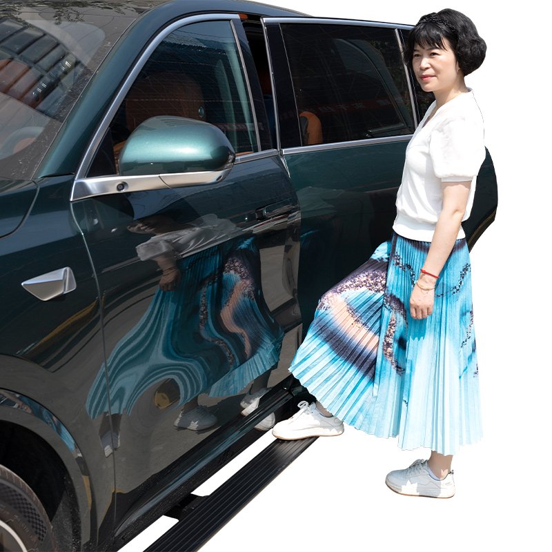 Auto parts and accessories quality side pedal waterproof electric side steps pedal for TOYOTA HIACE 2022+