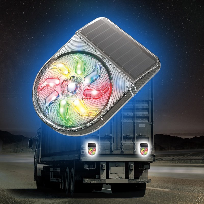 Warning light for truck LED solar warning light automotive gadgets vehicle car accessories emergency flash CE L09