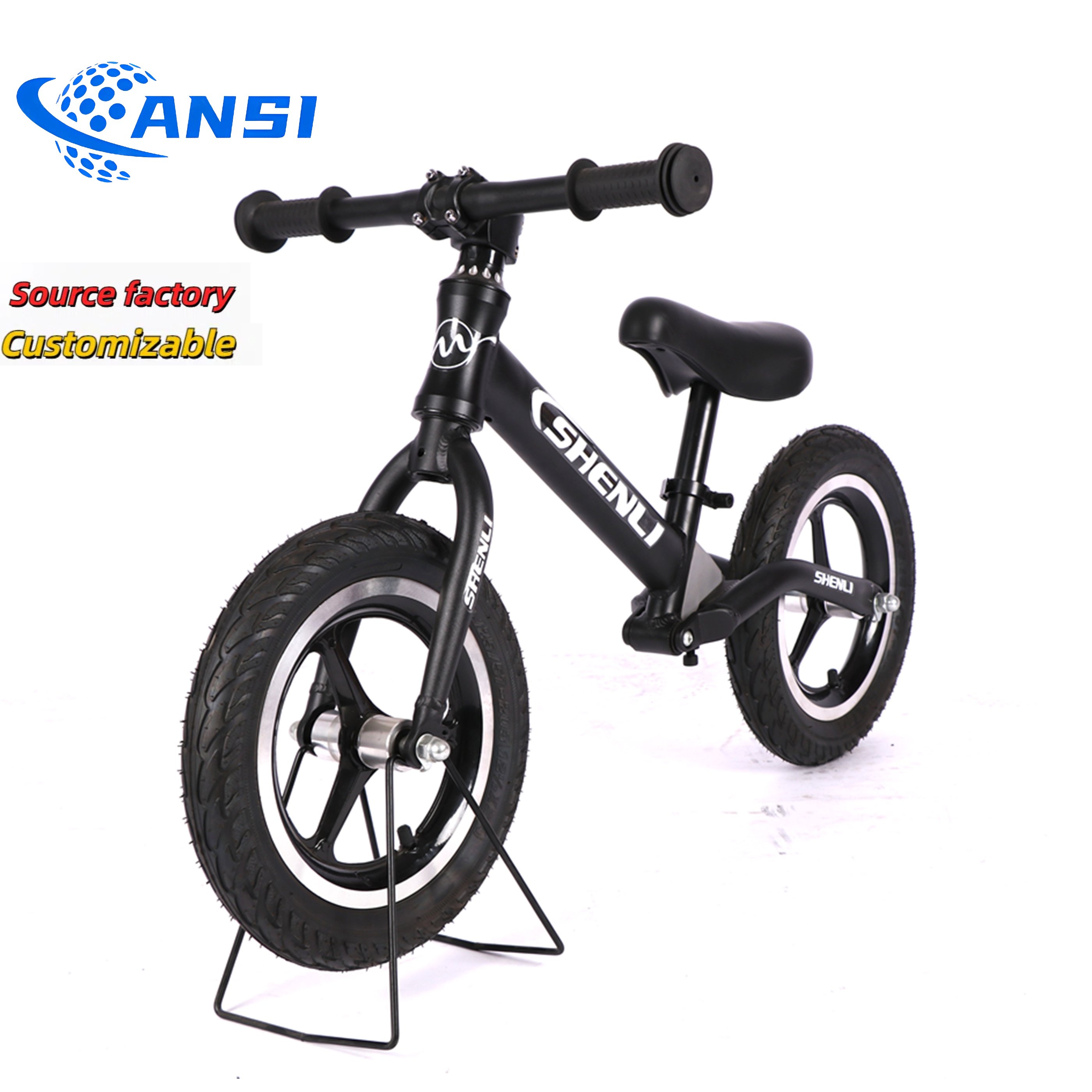 Customizable adjustable seats 12/14/16 inch simple mini baby pedal bike, children's balance bike