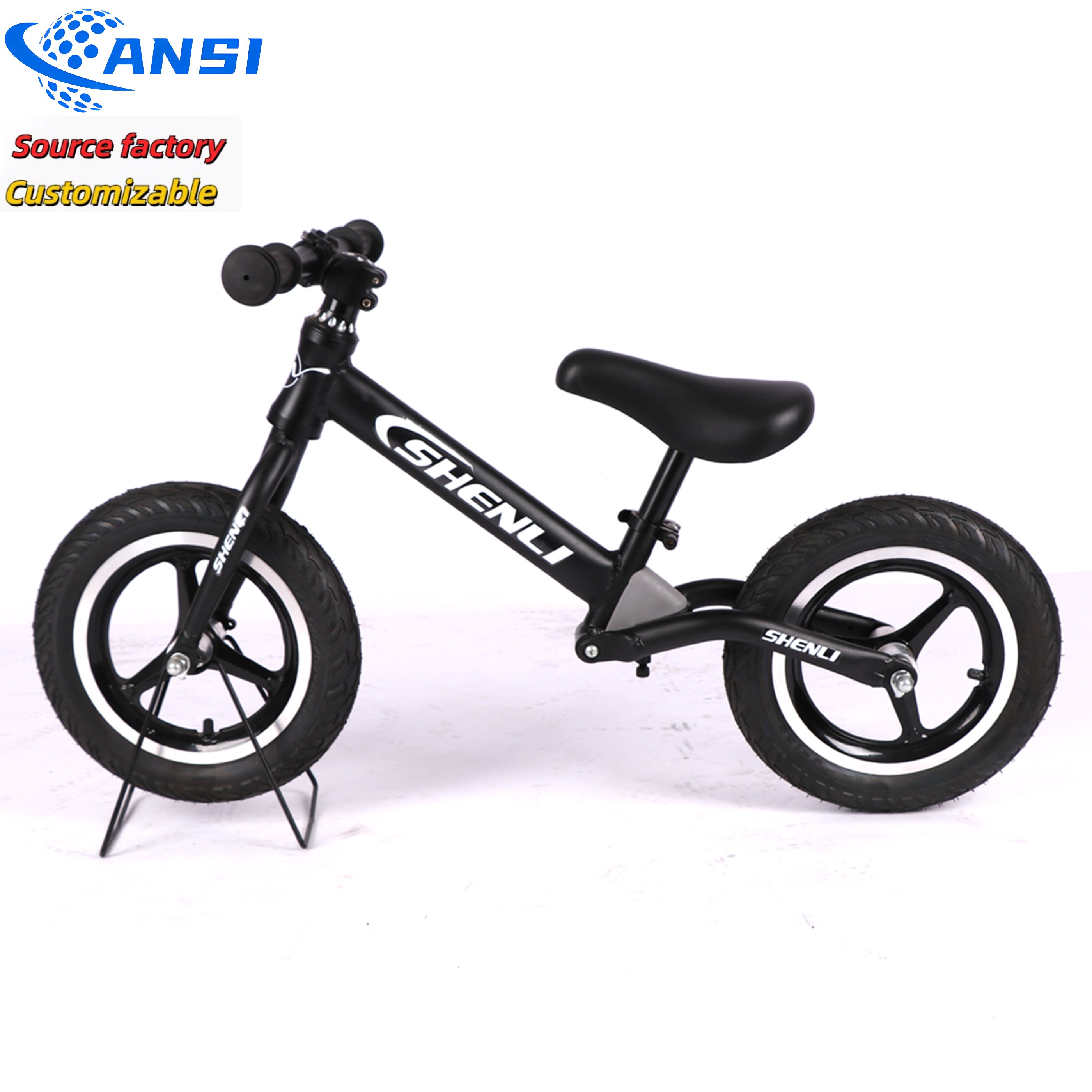 Customizable adjustable seats 12/14/16 inch simple mini baby pedal bike, children's balance bike