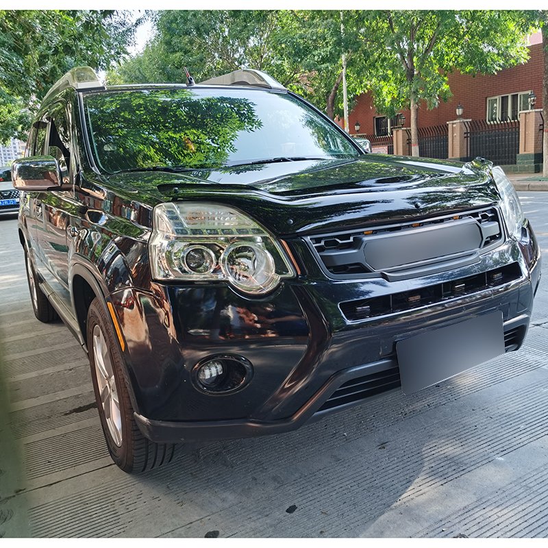 4x4 Off road Auto Parts Other Exterior Accessories Black Car Front Upper Grille With LED Light Grill Fit For X-TRAIL 2012-2014