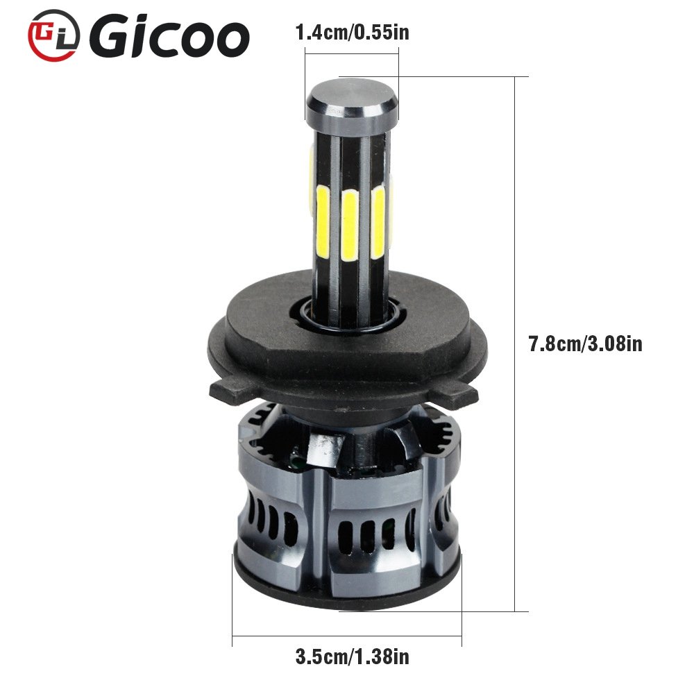 360 8 sides Car Led Headlight 12V H7 H11 H1 H3 H4 9005 H13 9004 9007 24V 10000lm Headlight Bulb Car Accessories With Canbus