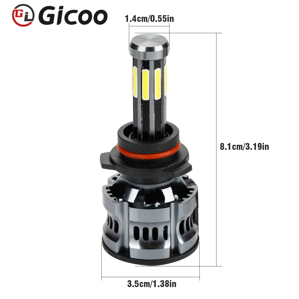 360 8 sides Car Led Headlight 12V H7 H11 H1 H3 H4 9005 H13 9004 9007 24V 10000lm Headlight Bulb Car Accessories With Canbus