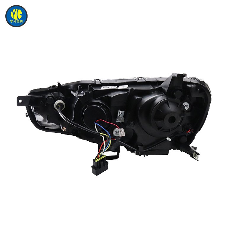 For Mitsubishi Lancer 2009-2016 Car Light Accessories Headlight EVO Upgrade LED Headlamp Head Light DRL Head Lamp