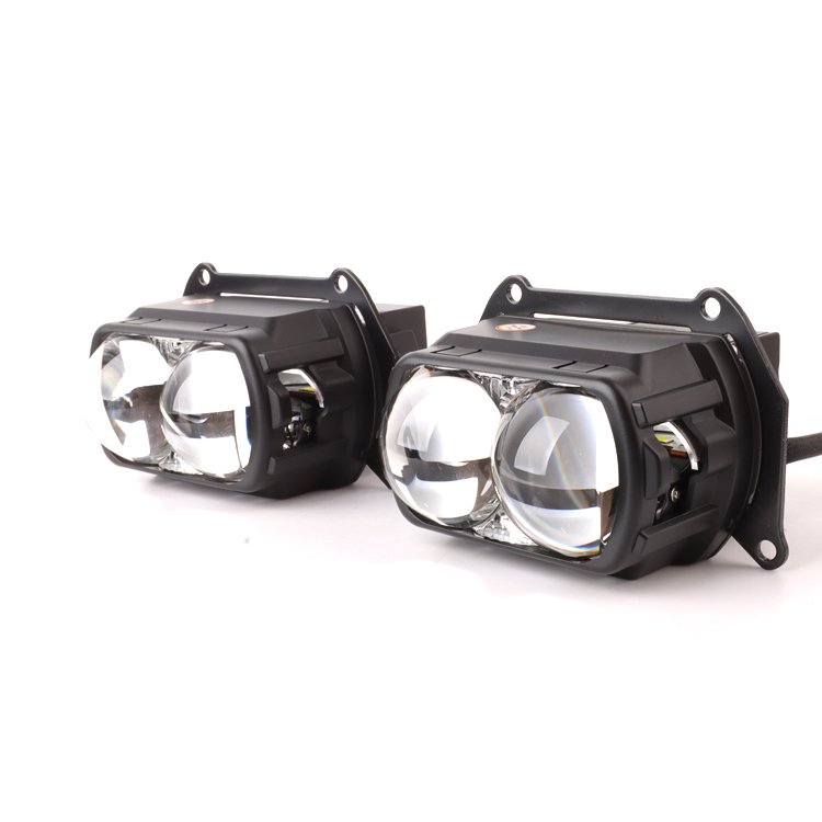 3 Inch Bi Led Projector Lens Hyperbolic Rectangular Led Projector Lens Others Car Light Accessories Car Led Lens