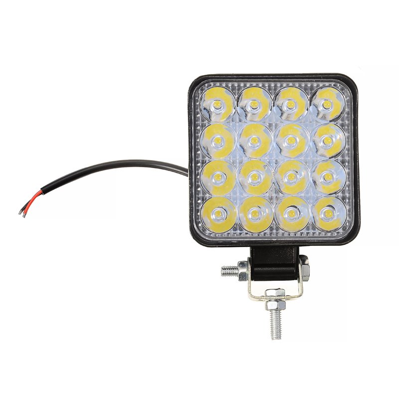 Others Car Light Accessories Super Bright Square 24V 12V 48W 4 Inch Vehicle Car commercial LED Work Lights High Quality