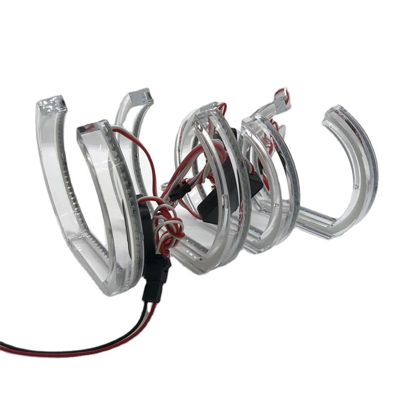 Headlights Angel Eyes U Shape Acrylic Halos Angel Eyes For Bmw E60 E92 E90 F30 E35