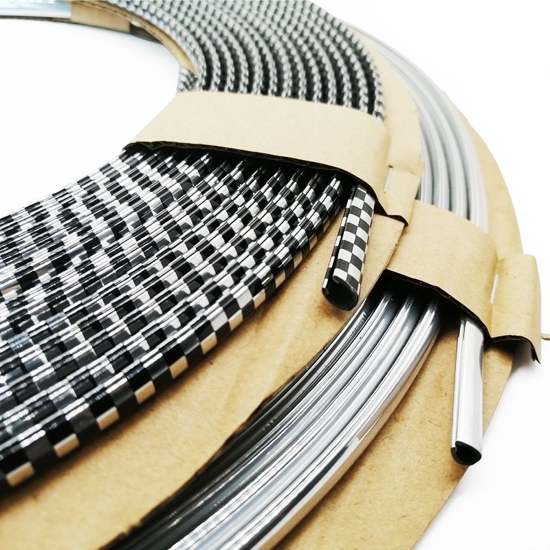 Versatile New Style Bright Color PVC Insert Molding Trim Strip for Car Interior Decoration Customize Your Driving Space