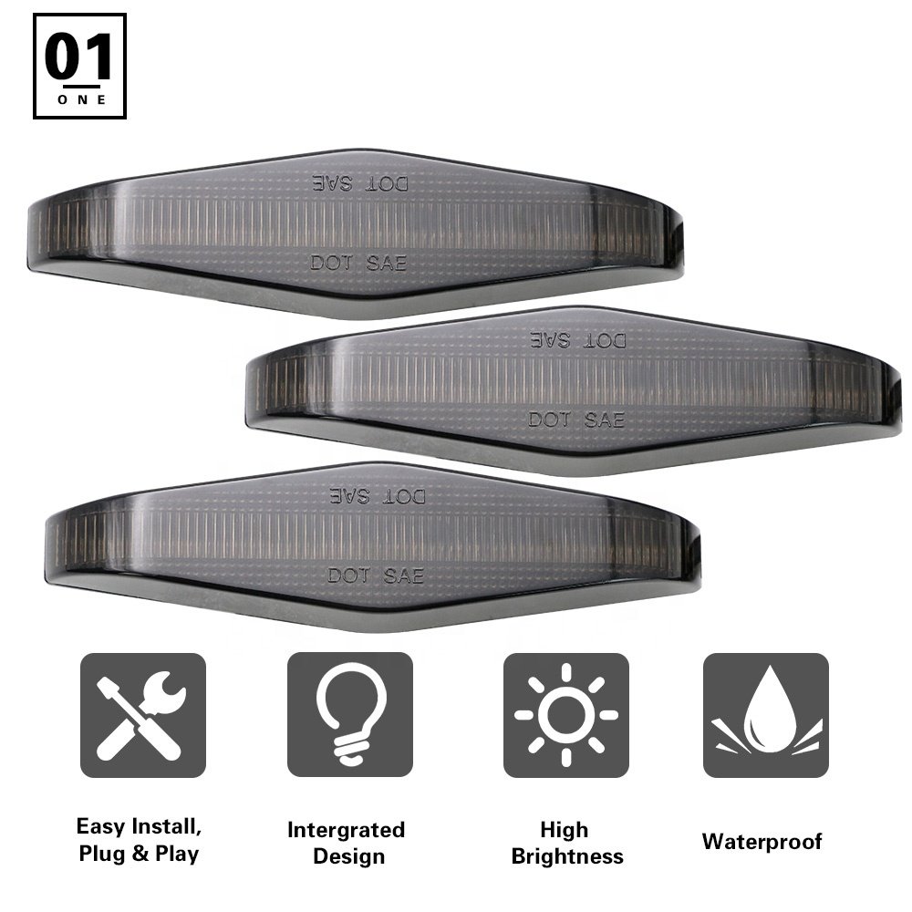 OVOVS Other Car Light Accessories Led Strobe Flashing Light Black White Front Led Grille Light for Toyota 4 Runner