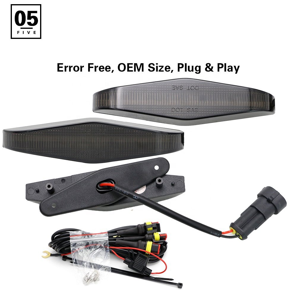 OVOVS Other Car Light Accessories Led Strobe Flashing Light Black White Front Led Grille Light for Toyota 4 Runner
