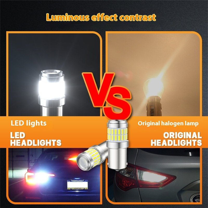 High Brightness P21W & 3157 Brake Light 4014-36 LED Car Tail Fog Light Canbus Compatible Direct Cross-Border Sales