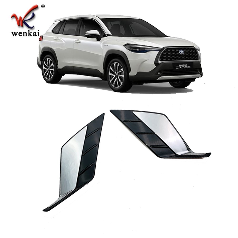 Rear Fog Lamp Light Cover For Toyota Corolla Cross 2021 2022 ABS Chrome Lamp Frame Car Accessories