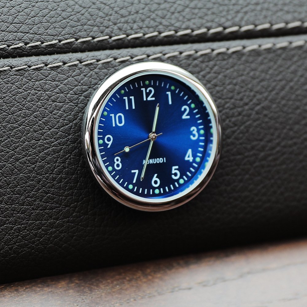 TY Automotive instrument decoration High precision quartz watch head car clock Luminous alloy car clock auto parts