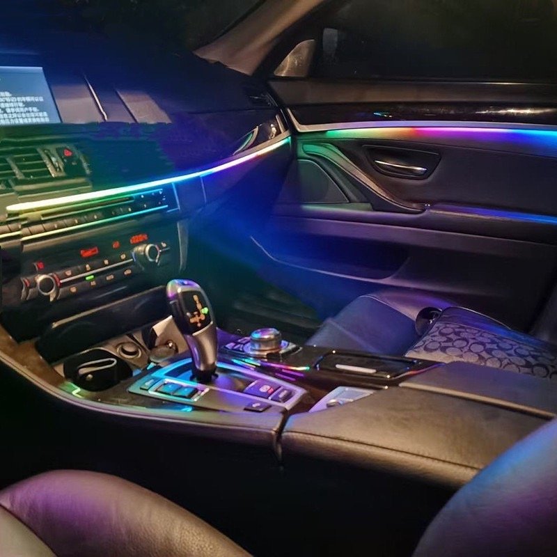 Universal 12V 6 in 1 18 in 1 64 Colors ambient lighting car symphony 22 in 1 Neon light strip Suitable for 99% of vehicle models