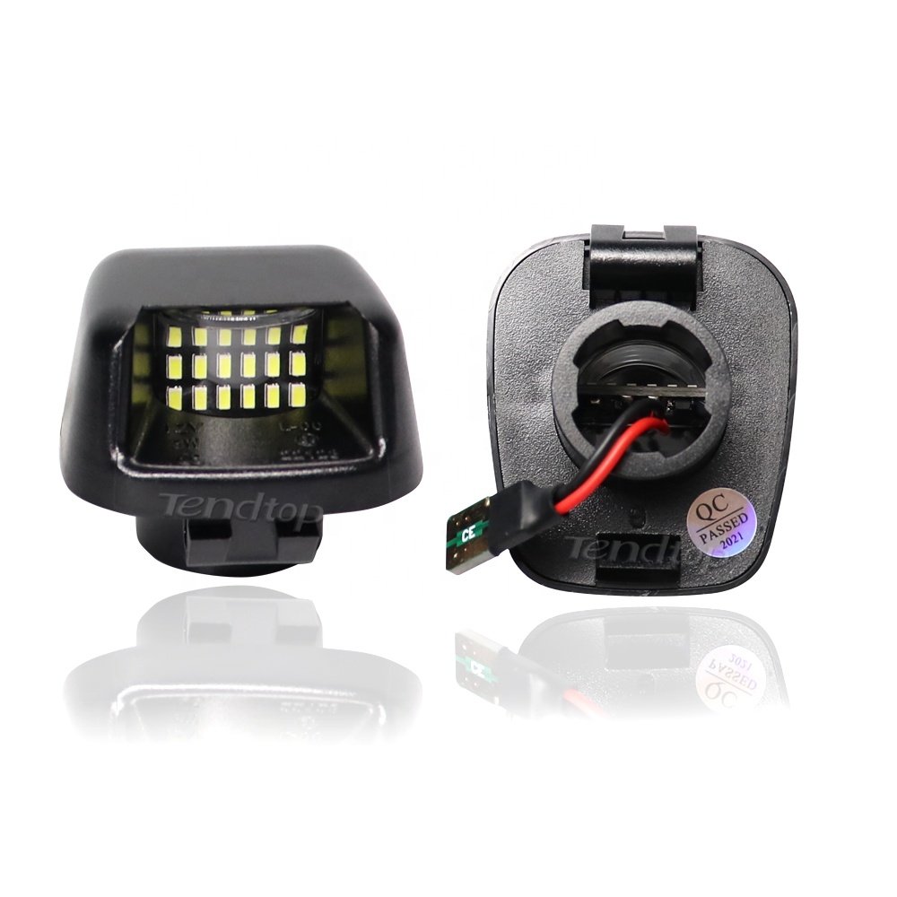 2Pcs Canbus License Number tail led lights For Nissan Navara D40 Armada Titan Xterra Suzuki Equator License Plate tail lamps