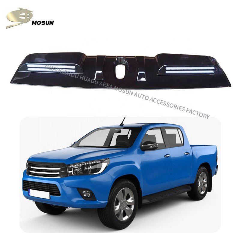 Abs Outdoor Car Roof Light For TOYOTA HILUX REVO 2015-2024 LED Front Roof Spoiler LED Lamp Decoration