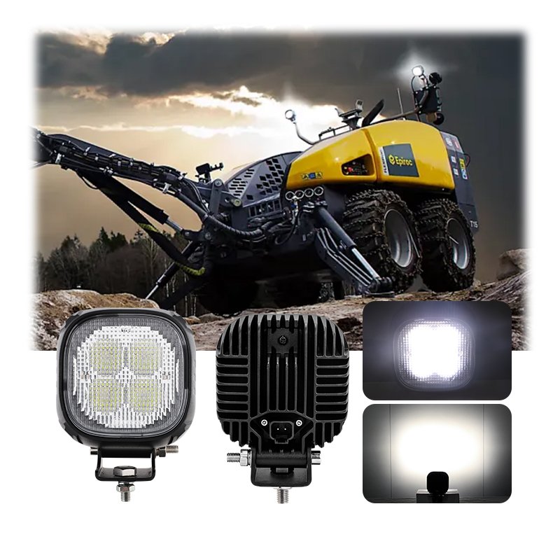Tuff Plus led 4*6inch 40W Flood Light High Bright Led Work Light For Tractor Truck