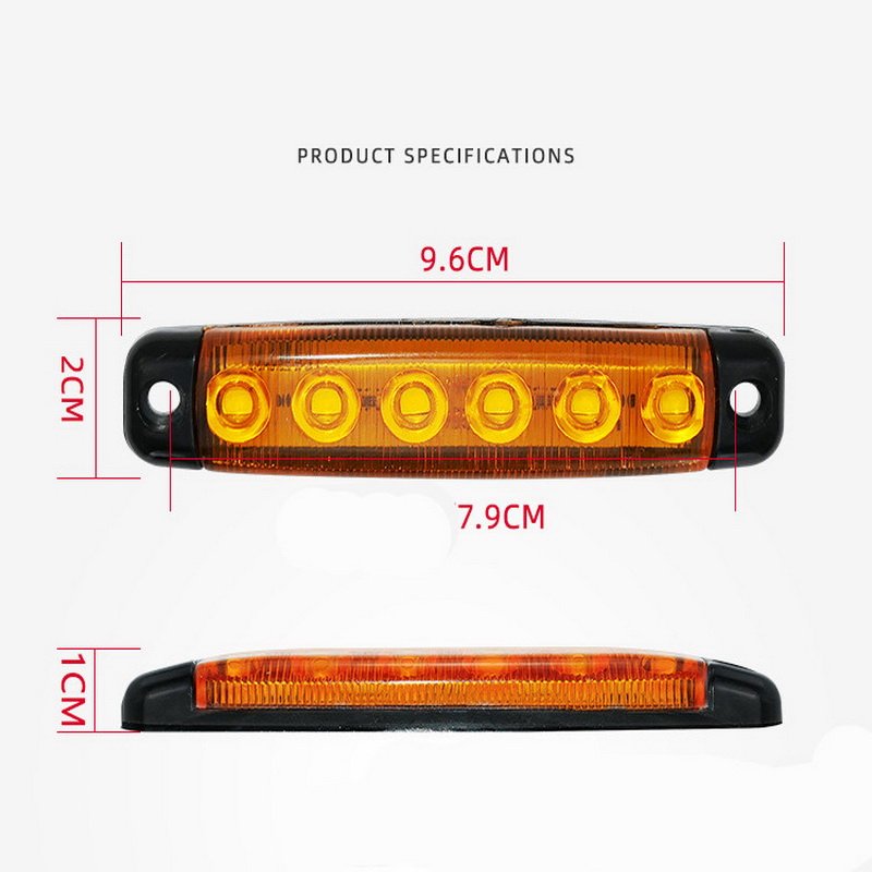 Hot selling good quality truck trailer accessories side marker indicators LED 12V 24V car warning lights