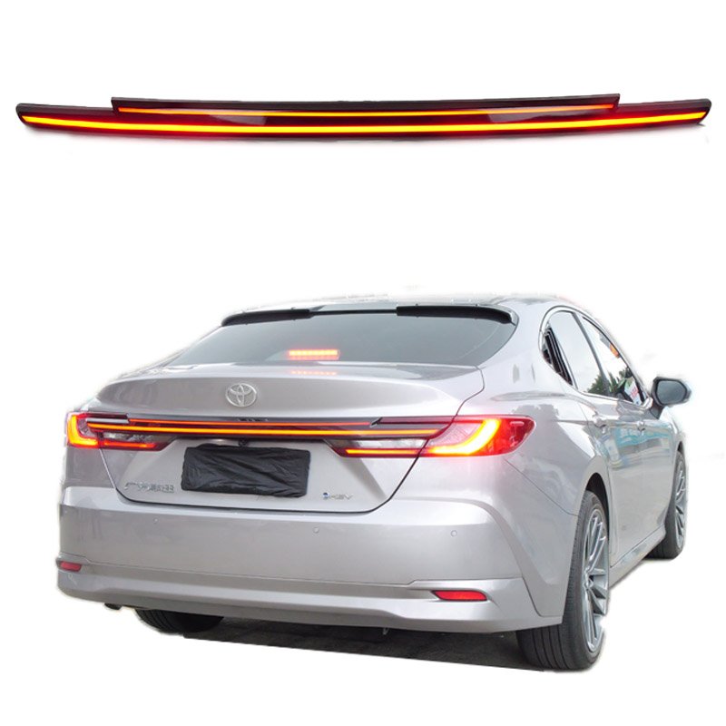 LED Rear trunk Lid LIGHT For Toyota Camry 2024 2025 CAR Modified connector Reflector drl tail Through Light Brake driving Lamp