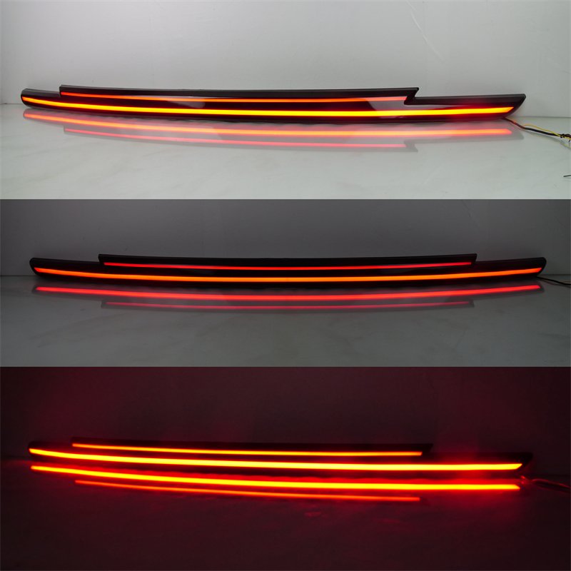 LED Rear trunk Lid LIGHT For Toyota Camry 2024 2025 CAR Modified connector Reflector drl tail Through Light Brake driving Lamp