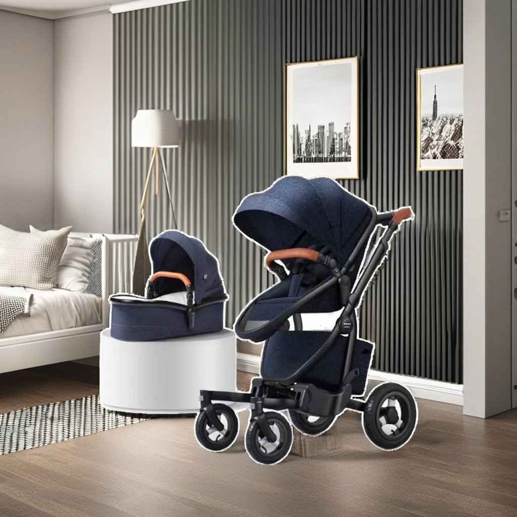 China makes high quality aluminum baby stroller 3 in 1 with car seat stroller strollers, walkers & carriers