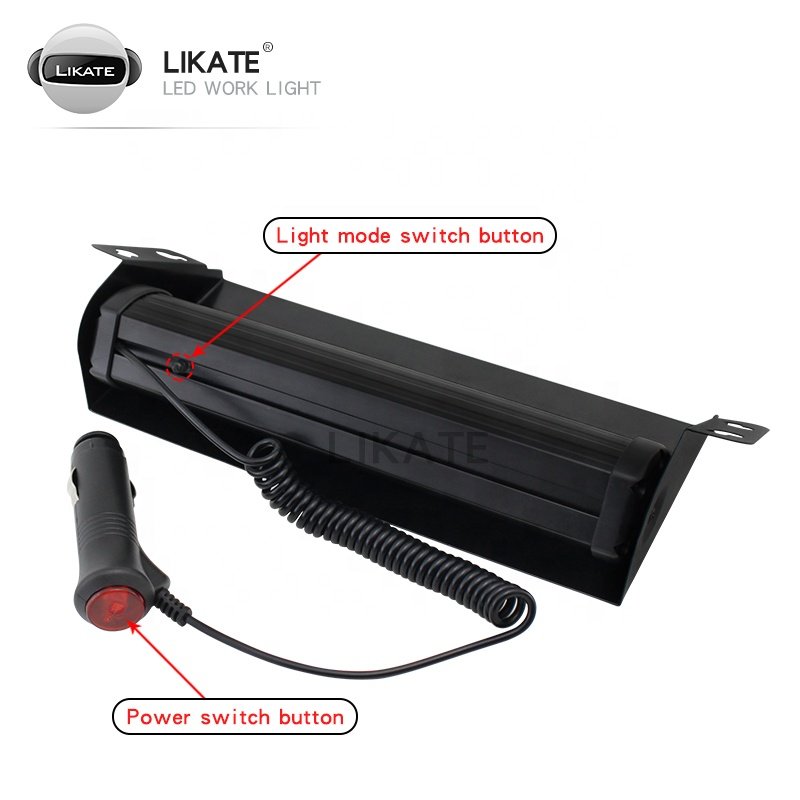 LKT Hot Sale Led Amber Blue Red Dual Color Flashing Emergency Lights Strobe Safety Car Lights Warning Lights Outdoor