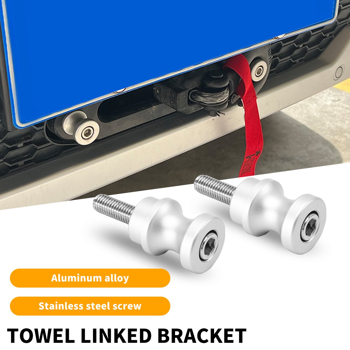 Clevis Slip Half-Linked Winch Hook Bolt Mount Winch Rope Hook Car Accessories