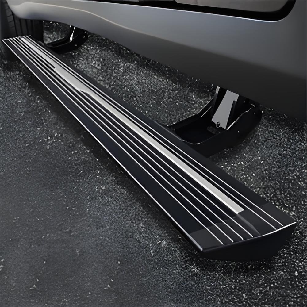 MASSAIT Electric Side step Automatic Power Running Board LED Light Foot Pedal Jeep Wrangler JL JK